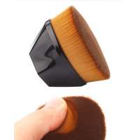 1pcs professional synthetic hair foundation powder High Quality plastic handle FLAT  Makeup brush